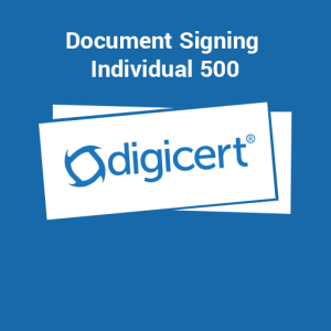 DigiCert Document Signing Individual (500) Certificate